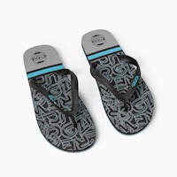Basico Hombre Gzuck Black/Cyan  Fozcast